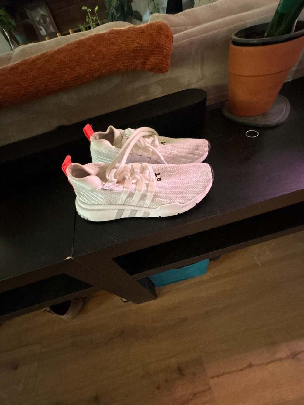 Adidas EQT Support ADV Size 7 White Sneakers